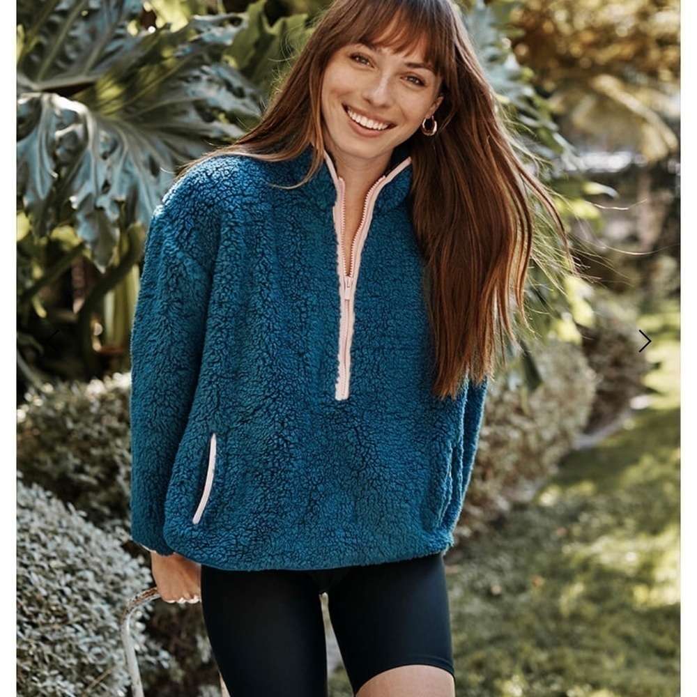 ⚡️3 for 25 Summersalt the cozy high pile eco fleece half zip